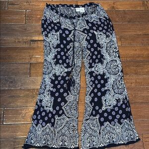 Bila Paisley Print Wide-Leg Pants lg